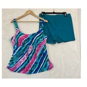 New Kim Gravel X Swimsuits for all 2pc Tankini 14 Top Shorts